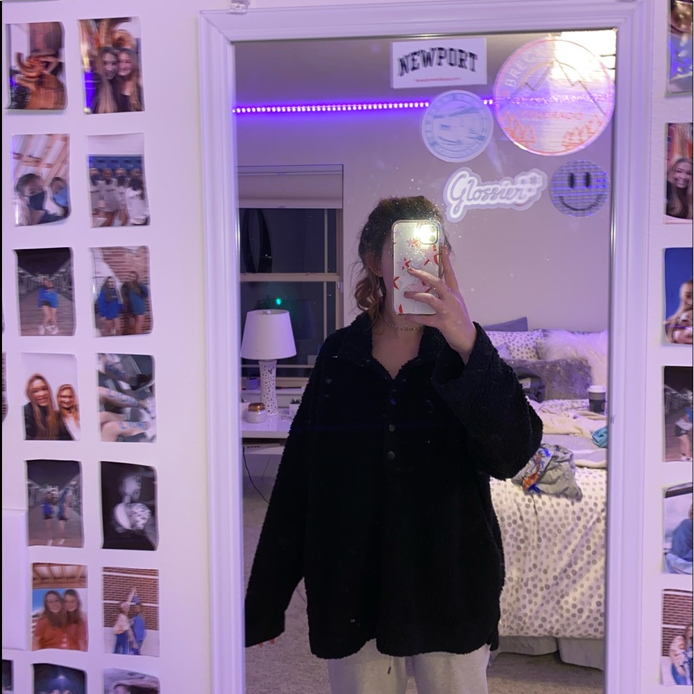fluffy american eagle sweater